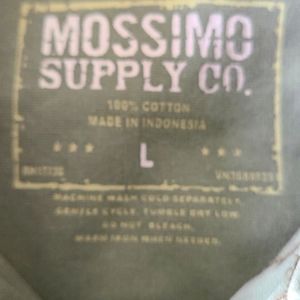 Massimo Men's Khaki Shirt, Size L